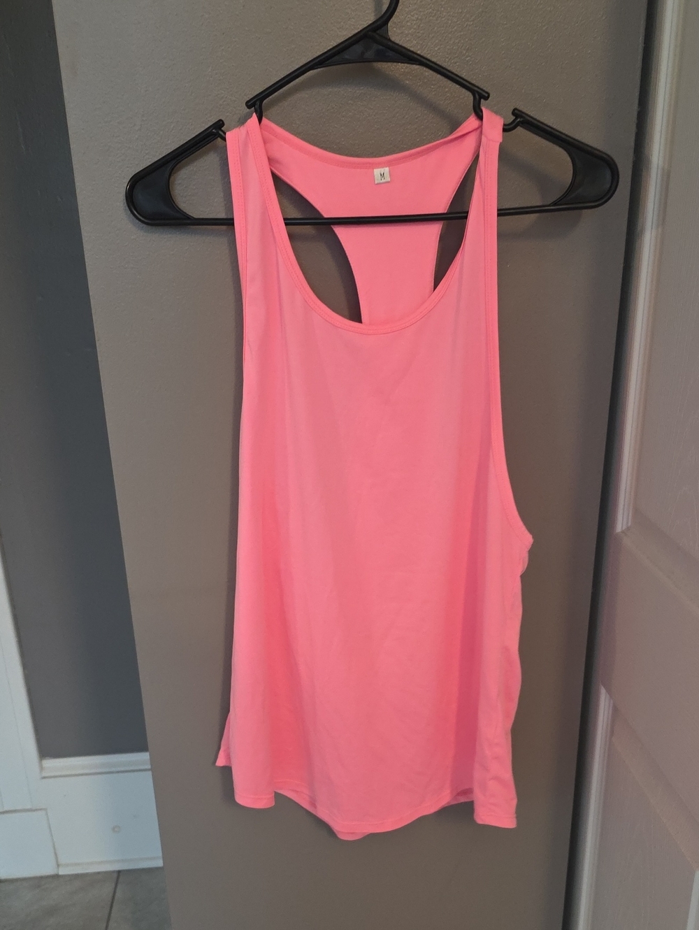KIAVA Coral Pink Racerback Tank Top